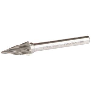 Makita B-52853 Frässtift Hartmetall Spitzkegel Produktabmessung, Ø 10mm Arbeits-Länge 20mm Schaft