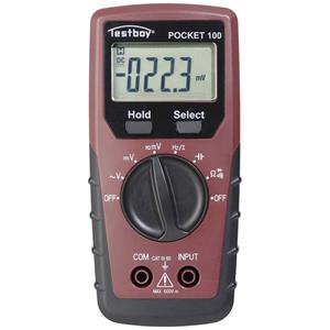 Testboy 61402000 Multimeter Digitaal CAT III 600 V Weergave (counts): 4000