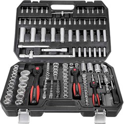 Monzana Gereedschapsset 222 st. CrVanadium + handschoenen
