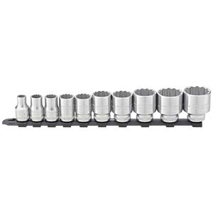 Stahlwille 50/10-12918 96053010 Steckschlüsseleinsatz-Set 10 mm, 13 mm, 14 mm, 17 mm, 19 mm, 22 mm,