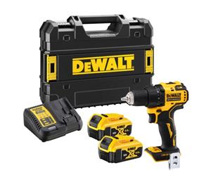 DeWALT DCD708P2T-QW 18V Li-ion XR Schroef-/boormachine Set Koolborstelloosmet 2x5,0Ah Accu in TSTAK Koffer