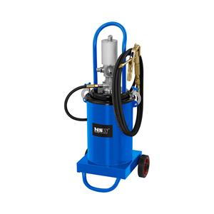 MSW Pneumatische vetspuit - 12 L - verrijdbaar