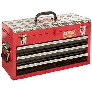 Bahco 1484THD3RB Gereedschapskist (leeg) Metaal Rood/zwart, Metaal
