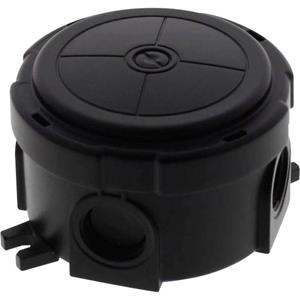 Wiska 10110633 Abzweigkasten (L x B x H) 100 x 89 x 57mm Schwarz IP66/IP67 5St.
