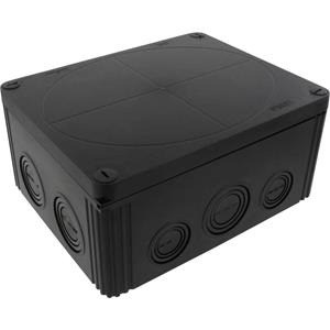 Wiska 10110739 Abzweigkasten (L x B x H) 200 x 160 x 94mm Schwarz IP66/IP67 1St.