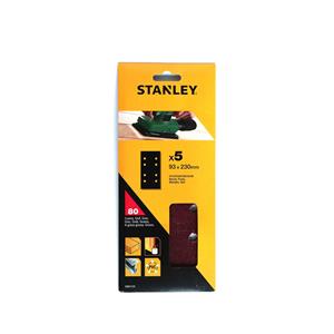 Stanley Schuurstroken Vlakschuurmachine Sta31123-xj 93x230mm K80 5 Stuks