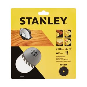 Stanley Cirkelzaagblad Sta13255xj Tct/hm &Oslash;160mm