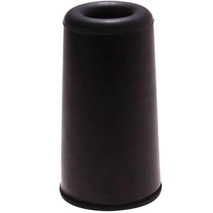 Deurbuffer / deurstopper zwart rubber 75 x mm -