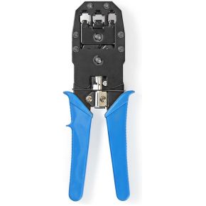 Krimptang | CAT5 / CAT5e / CAT6 / CAT6a / RJ10 / RJ11 / RJ45 | Snijden / Strippen / Tang | ABS / Sta