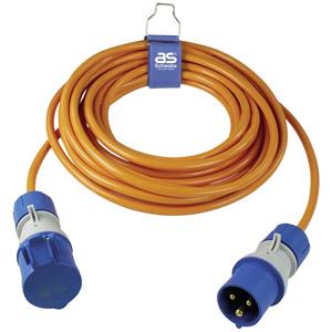 asschwabe AS Schwabe 62432 Strom Verlängerungskabel 16A Orange 10m