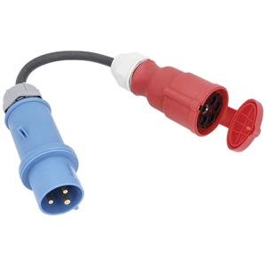 asschwabe AS Schwabe 61375 Strom Adapterkabel 32A Schwarz 0.3m