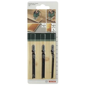 Bosch 2609256788 3-delig Decoupeerzaagbladen-set met T-schacht 3 stuk(s)