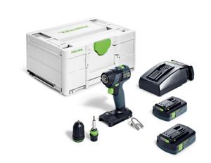 Festool TXS 18 C 3,0-Plus Accu Schroefboormachine 18V 3.0Ah in Systainer - 576895