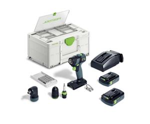 Festool TXS 18 C 3,0-Set Accu Schroefboormachine 18V 3.0Ah in Systainer - 576896