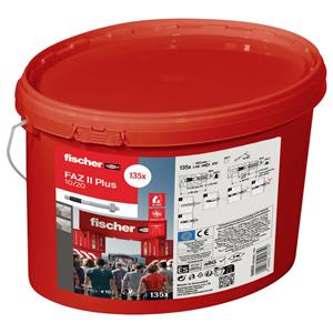 Fischer FAZ II Plus 10/20 Eimer (135) Bolzenanker 105mm 10mm 568858 135St.