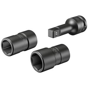 Hazet Steckschlüsseleinsatz-Set Vierkant, 1/2  (12.5 mm) 3teilig 900SLG-1822/3