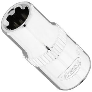 Vigor V7920-EP8 #####E+ Profil Dopsleutelinzetstuk 1 stuks Vierkant, 1/4 (6.3 mm)