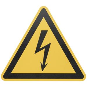 Hazet Waarschuwingsbord Hoogspanning, levensgevaar 300 mm 1 stuk(s)