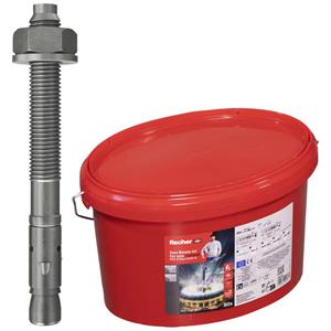 Fischer FAZ II Plus 12/20 R Eimer (80) Bolzenanker 119mm 12mm 568864 80St.