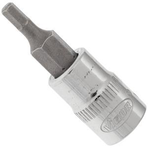 Vigor Schroevendraaierbitinzet Sleutelbreedte: 3 mm Afmeting, lengte: 38 mm