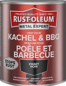 Rust-Oleum Kachel&Bbq Verf - RAL 9005 Zwart - 0,75L