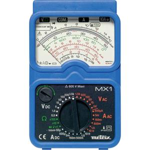 Metrix MX 1 Hand-Multimeter analog Spritzwassergeschützt (IP54), Strahlwassergeschützt (IP65) CAT