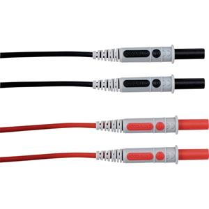 chauvinarnoux Chauvin Arnoux Messleitungs-Set [4mm Sicherheits-Stecker - 4mm Sicherheits-Buchse] 1.5m Rot, Schwarz