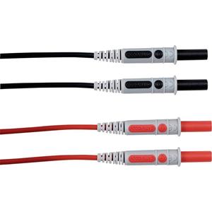 chauvinarnoux Chauvin Arnoux Messleitungs-Set [4mm Sicherheits-Stecker - 4mm Sicherheits-Buchse] 1.5m Rot, Schwarz