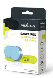 Vitaplus Earplugs Mouldable Silicone