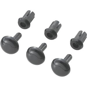 trucomponents TRU COMPONENTS TC-SRR-465K203 Spreizniete Loch-Ø 4mm Schwarz 1000St.