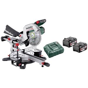 Metabo 614254650 Akku-Kappsäge inkl. 2. Akku, inkl. Ladegerät 254mm 30mm