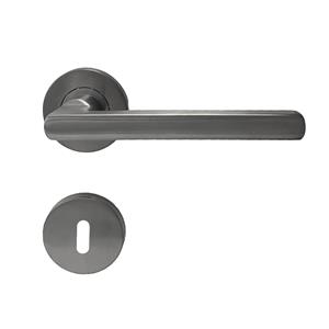 Avenue Deurkruk Rond Rozet Sven Pvd Gun Metal