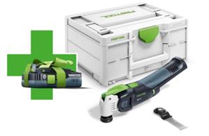 Festool OSC 18 E-Basic Vecturo 18V Li-ion Accu Multitool In Systainer - Met 4.0Ah Accu