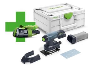 Festool RTSC 400-Basic ERGO 18V Li-Ion Accu Vlakschuurmachine In Systainer - Met 3.1Ah Accu