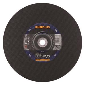 Rhodius 201518 Alphaline I ST34 Doorslijpschijf - Stationair - 350 X 25,4 X 2,5mm - Staal