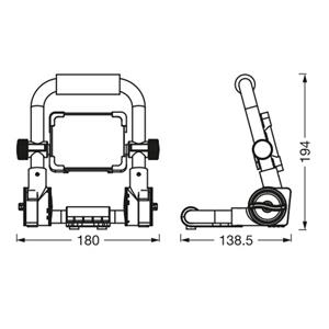 LEDVANCE LED-Worklight Value R-Stand spot 10W