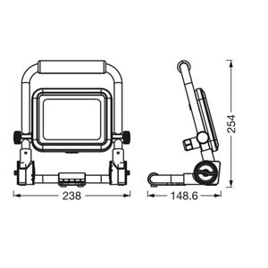 LEDVANCE LED-Worklight Value R-Stand spot 20W