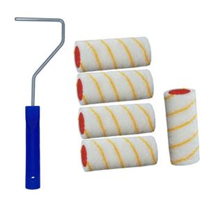 Benson 5x verfrollers / vachtrollers incl rollerbeugel 10 cm -