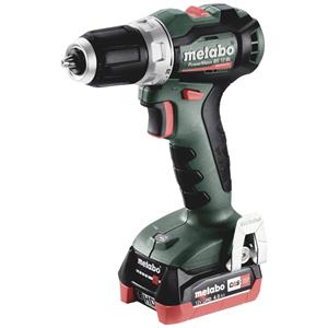 Metabo PowerMaxx BS 12 BL 601044800 Accu-schroefboormachine 12 V 4 Ah Li-ion Incl. 2 accus, Incl. lader, Brushless