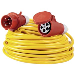 asschwabe AS Schwabe 60771 Strom Verlängerungskabel 32A Gelb 25m