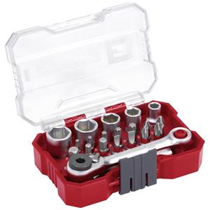 Einhell Steckschlüssel-Bit-Einsatz-Set 1/4  (6.3 mm) 21teilig 118683