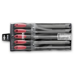 Dick 1304200-2K Feilen/Raspel-Satz, Hieb 2 mit 2K-Griff, 5-teilig Länge 200mm 1 Set
