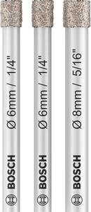 Bosch 2607011626 Diamantboor 6 mm, 8 mm Gezamenlijke lengte 66 mm 1 set(s)