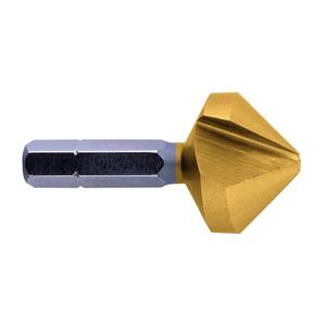 Exact 05631 Kegelsenker 6.3mm HSS TiN 1/4  (6.3 mm) 1St.