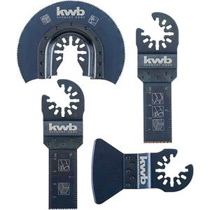 Kwb 708800 Multitool toebehorenset 4 stuk(s)