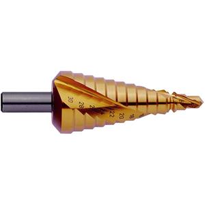 exact HSS Stufenbohrer-Set 6 - 30 mm, 4 - 20 mm, 4 - 12mm TiN 3-Flächenschaft 1St.
