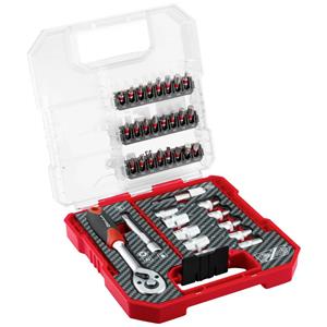 Einhell Steckschlüssel-Bit-Einsatz-Set 1/4  37teilig 109022