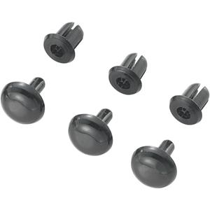 trucomponents TRU COMPONENTS TC-SRR-450K203 Spreizniete Loch-Ø 4mm Schwarz 1000St.
