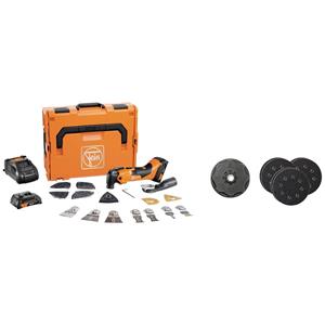 Fein AMM 500 PLUS CE-Set 71293868000 Multifunctioneel accugereedschap Incl. 2 accus, Incl. lader, Incl. accessoires, Incl. koffer 18 V 2 Ah