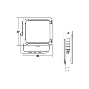 BRUMBERG Neo Mini LED schijnwerper breedte 11,5 cm